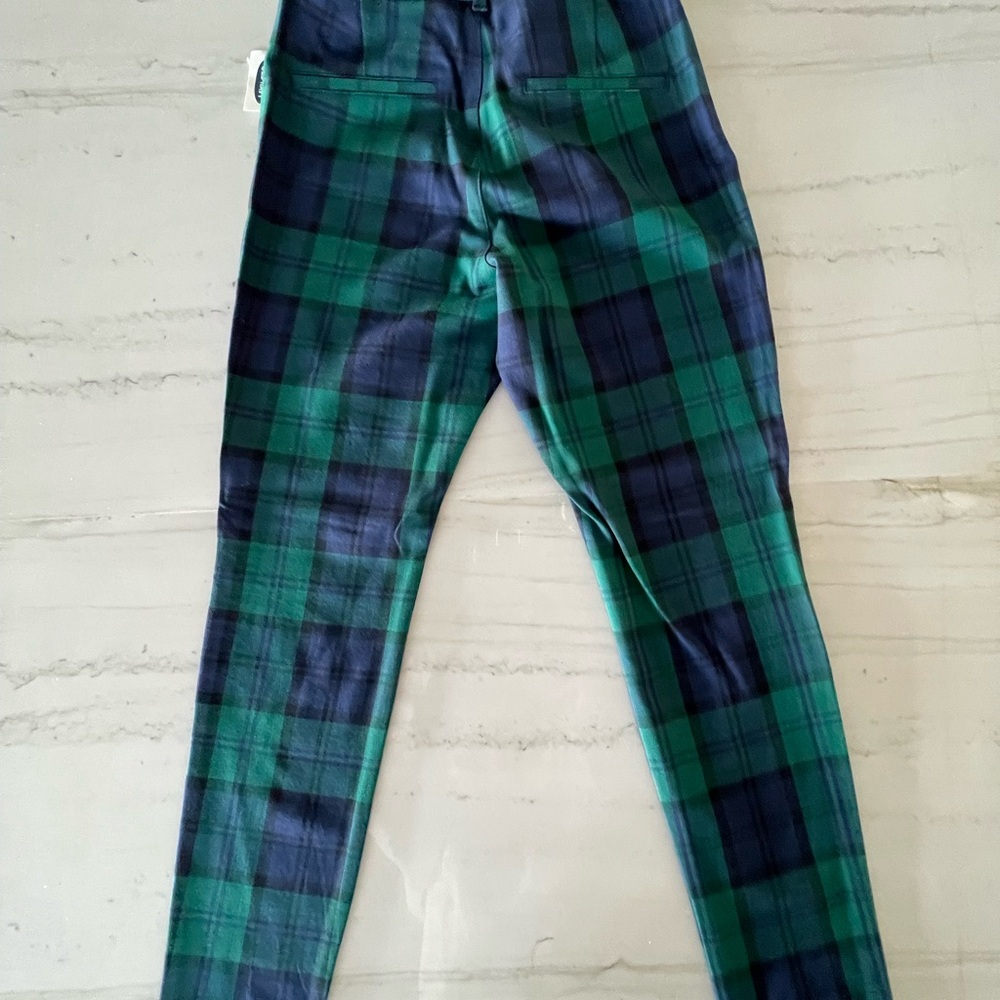 Old Navy High Rise Plaid Slim Pants - Picture 6 of 8
